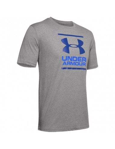 Under Armour GL Foundation Î‘Î¸Î»Î·Ï„Î¹ÎºÏŒ Î‘Î½Î´ÏÎ¹ÎºÏŒ T-shirt Î“ÎºÏÎ¹ Î¼Îµ Î›Î¿Î³ÏŒÏ„Ï…Ï€Î¿ 1326849-036